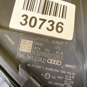 Reflektor Lampa Prawa Audi A5 S5 8W6 Full Led 8W6941034D