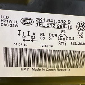 Reflektor Lampa Prawa VW Caddy 2K1 Lift 15- Bi-Xenon Led 2K1941032B