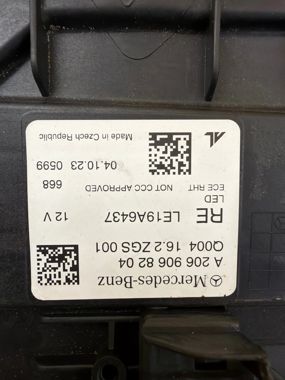 Reflektor Lampa Prawa Mercedes C-Klasa W206 Full Led High Performance A2069068204 Autolamps 2 Reflektor Lampa Prawa Mercedes C-Klasa W206 Full Led High Performance A2069068204