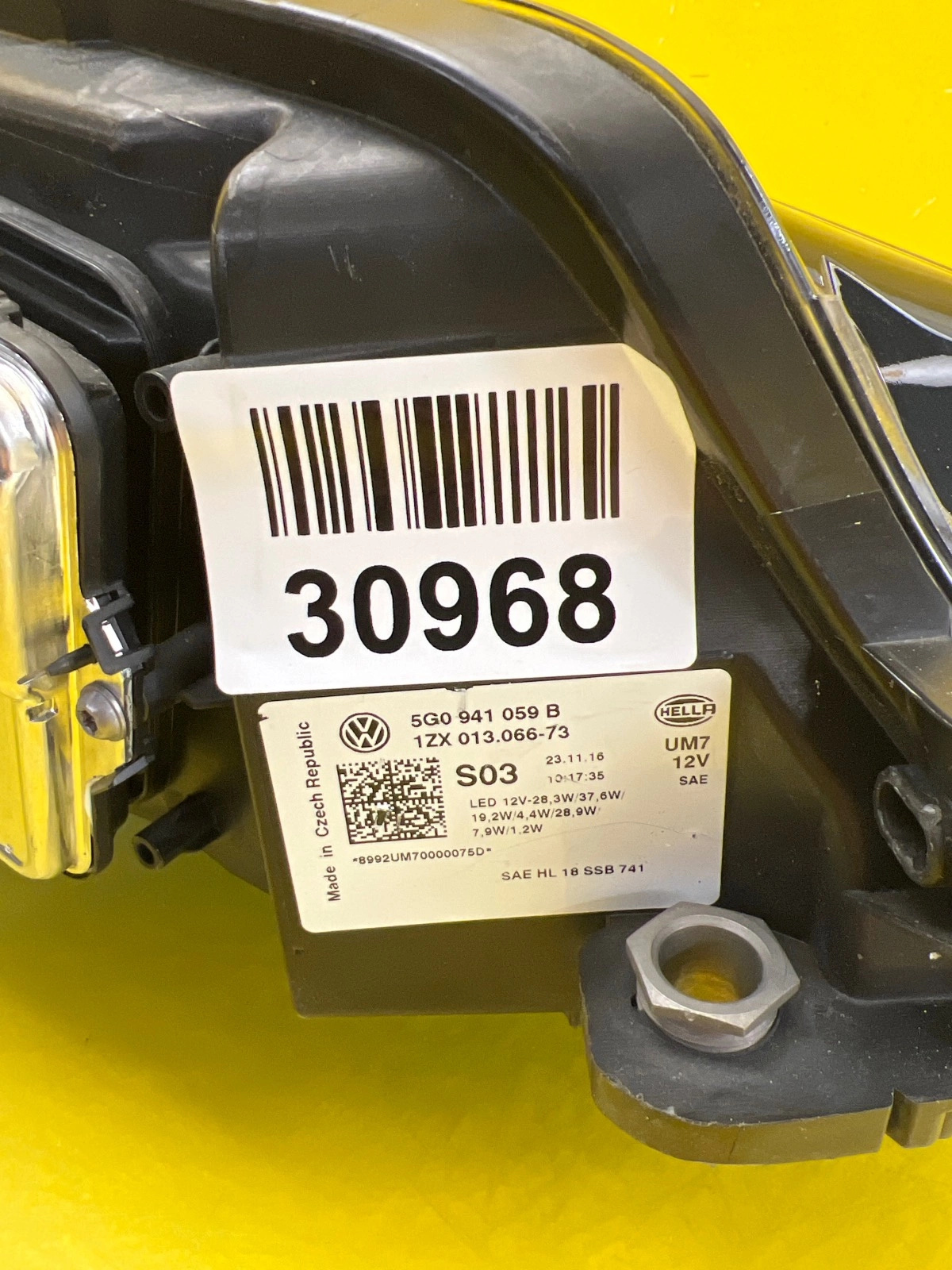 Reflektor Lampa Lewa VW Golf VII 7 GTE USA Full Led 5G0941059B Autolamps 2 Reflektor Lampa Lewa VW Golf VII 7 GTE USA Full Led 5G0941059B