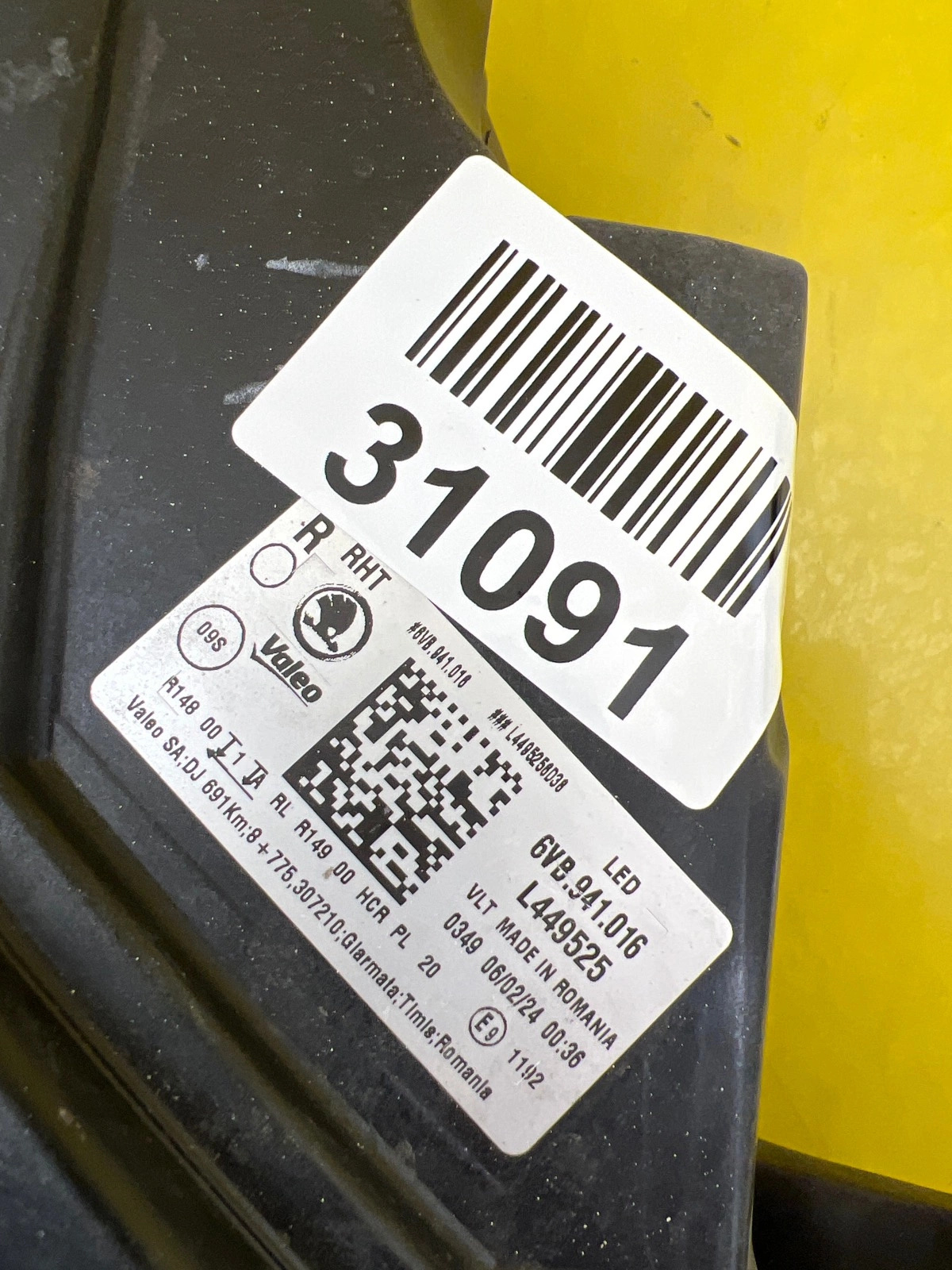 Reflektor Lampa Prawa Skoda Fabia 4 IV Full Led 6VB941016 Autolamps 2 Reflektor Lampa Prawa Skoda Fabia 4 IV Full Led 6VB941016