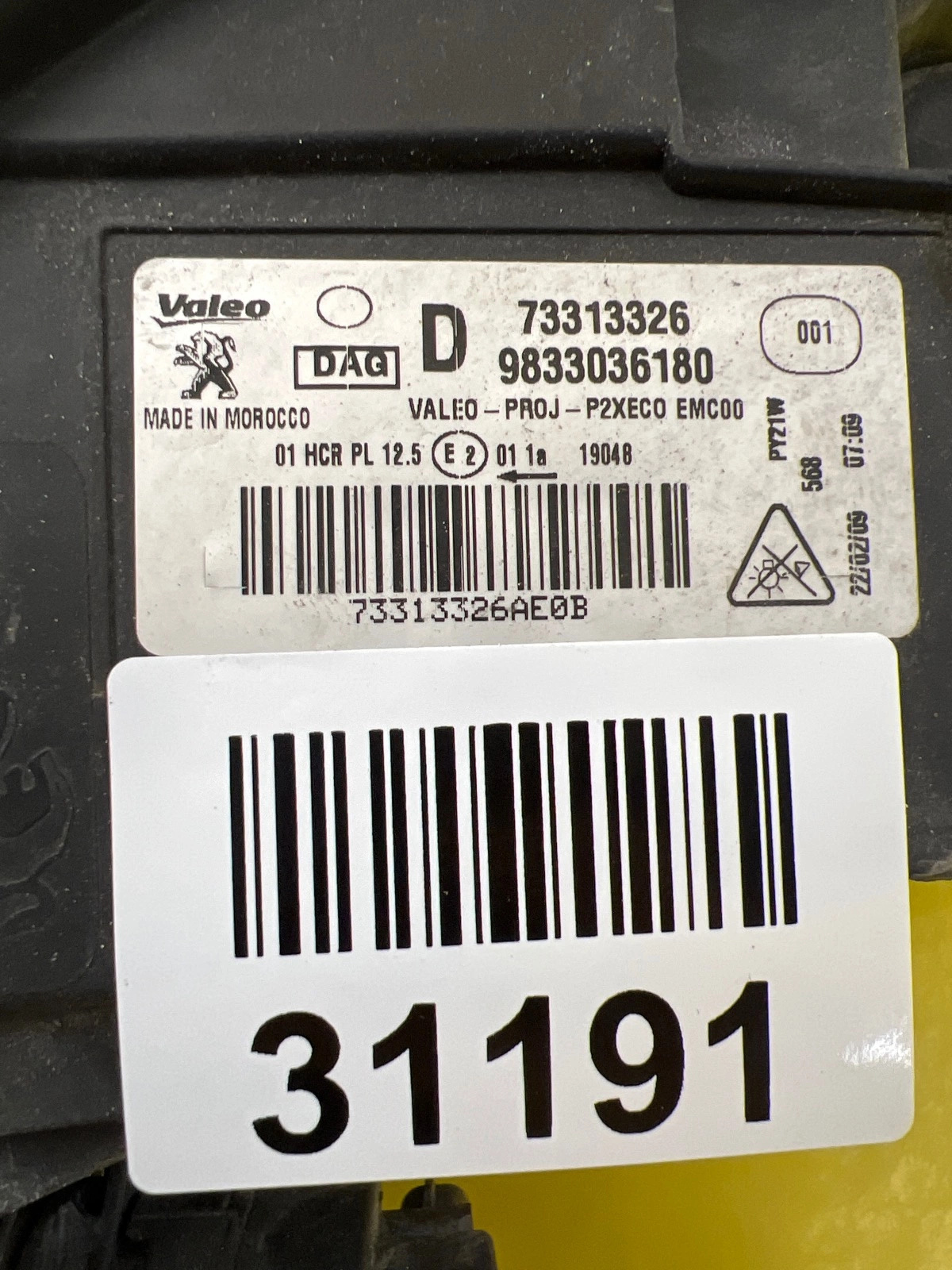 Reflektor Lampa Prawa Peugeot 2008 II 19- Led 9833036180 Autolamps 2 Reflektor Lampa Prawa Peugeot 2008 II 19- Led 9833036180