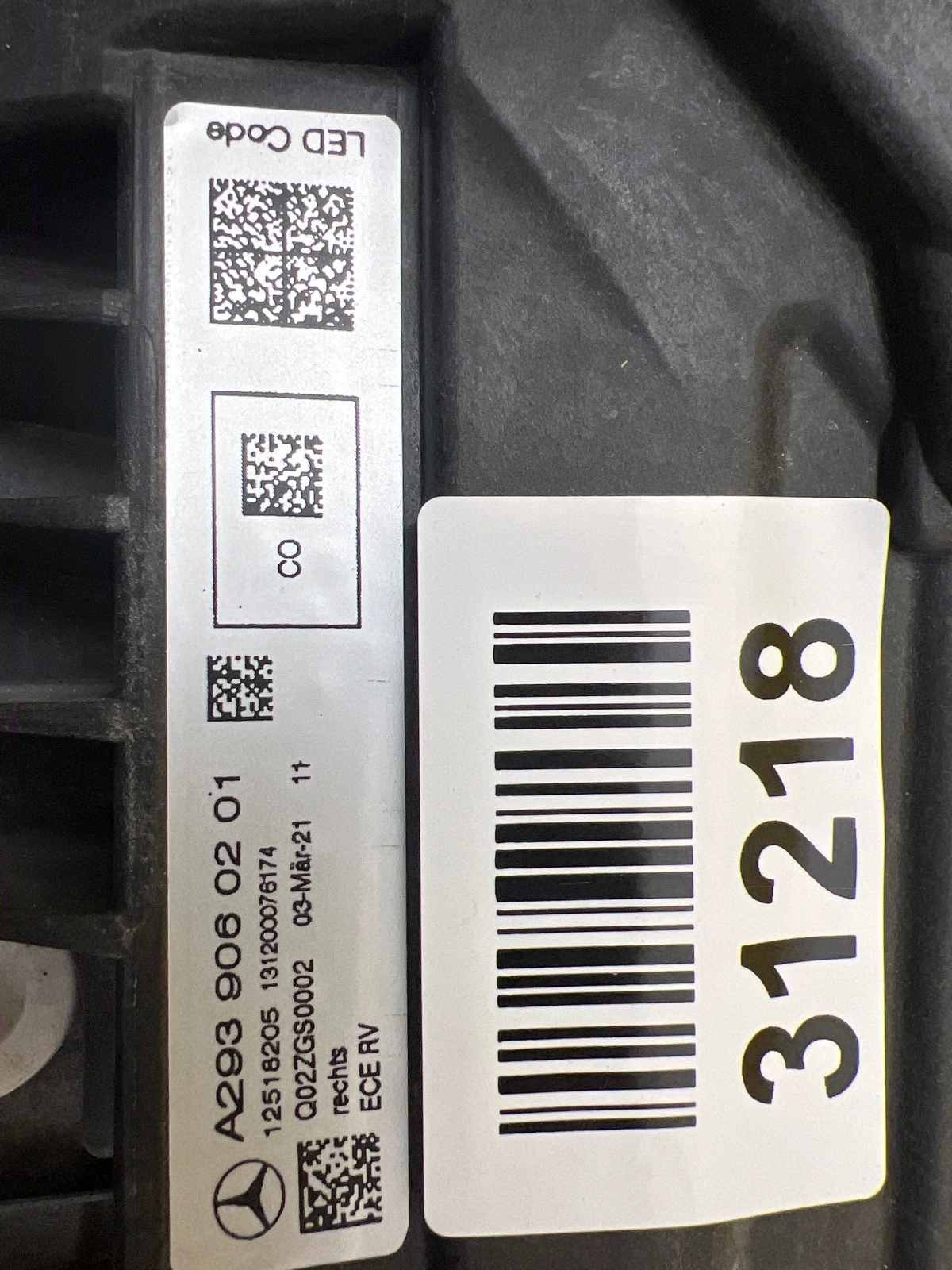 Reflektor Lampa Prawa Mercedes EQC W293 293 Full Led A2939060201 Autolamps 2 Reflektor Lampa Prawa Mercedes EQC W293 293 Full Led A2939060201