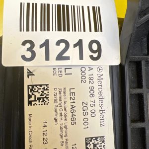 Reflektor Lampa Lewa Mercedes AMG GT Lift 192 W192 Full Led Digital A1929067500