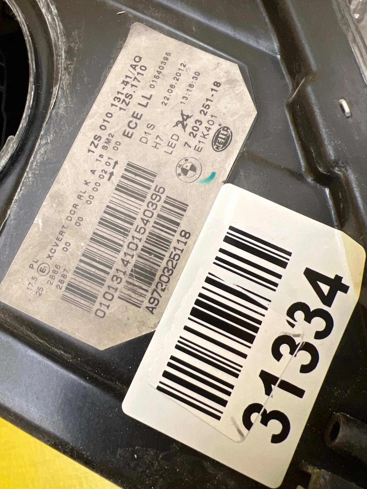 Reflektor Lampa Lewa BMW 5 F10 F11 Xenon Skrętna 7203251-18 Autolamps 2 Reflektor Lampa Lewa BMW 5 F10 F11 Xenon Skrętna 7203251-18