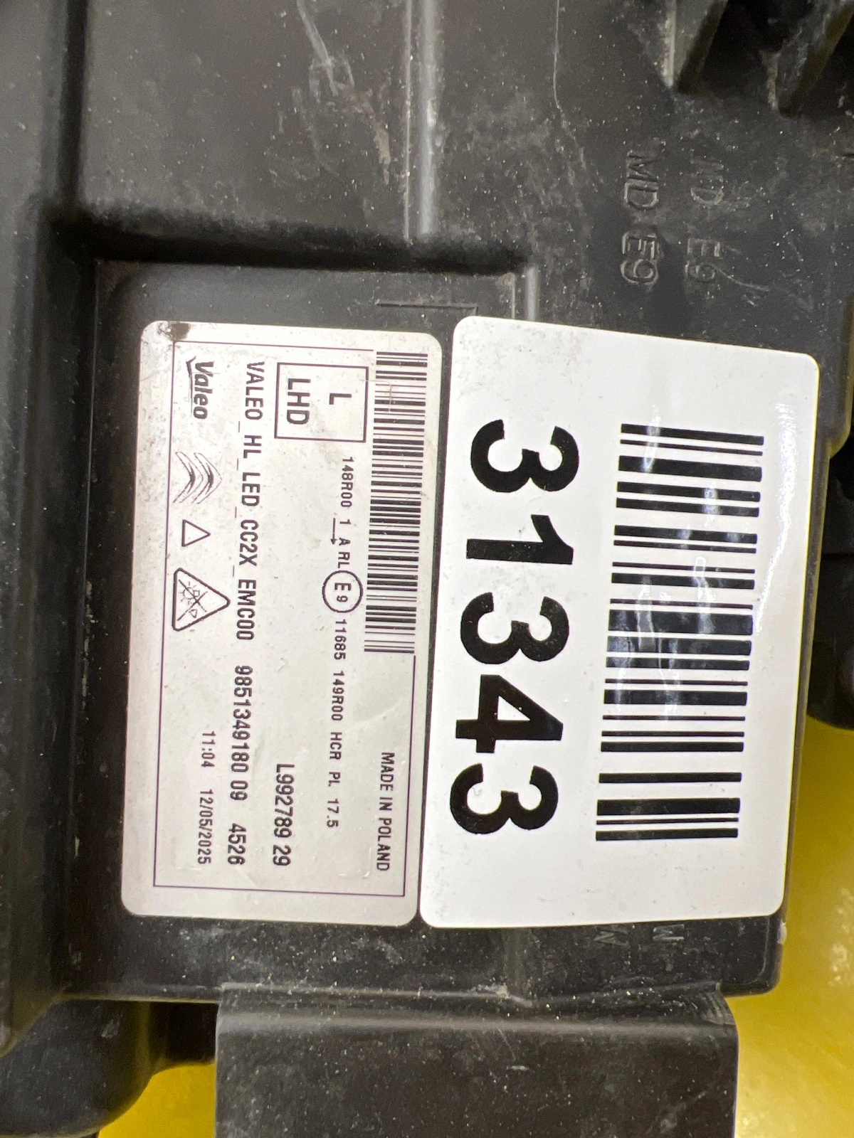 Reflektor Lampa Lewa Citroen C3 E-C3 24- Full Led 9851349180 Autolamps 2 Reflektor Lampa Lewa Citroen C3 E-C3 24- Full Led 9851349180