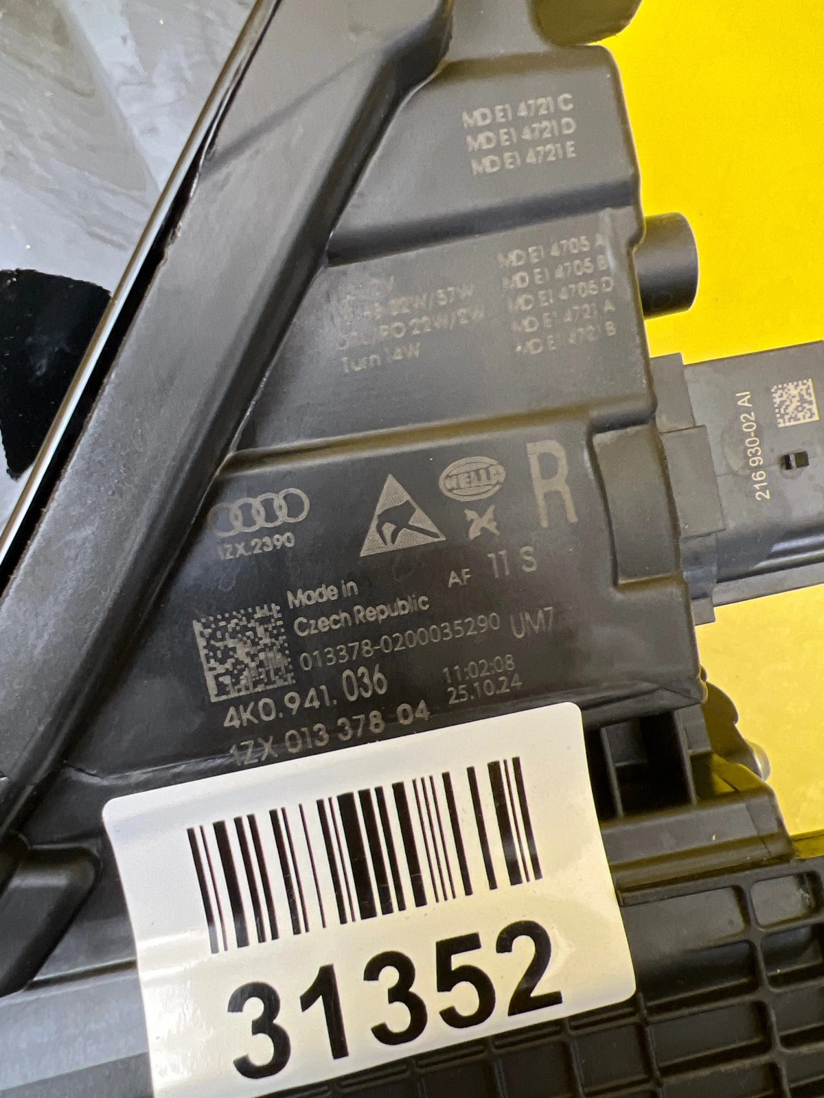 Reflektor Lampa Prawa Audi A6 4K C8 Full Led Matrix 4K0941036 Autolamps 2 Reflektor Lampa Prawa Audi A6 4K C8 Full Led Matrix 4K0941036