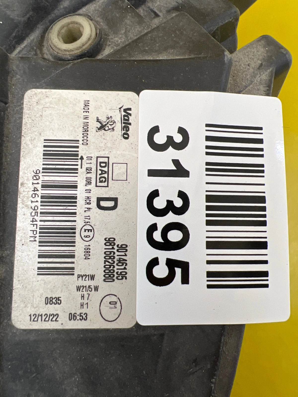 Reflektor Lampa prawa Peugeot Partner IV Rifter Zwykła 9816826880 Autolamps 2 Reflektor Lampa prawa Peugeot Partner IV Rifter Zwykła 9816826880