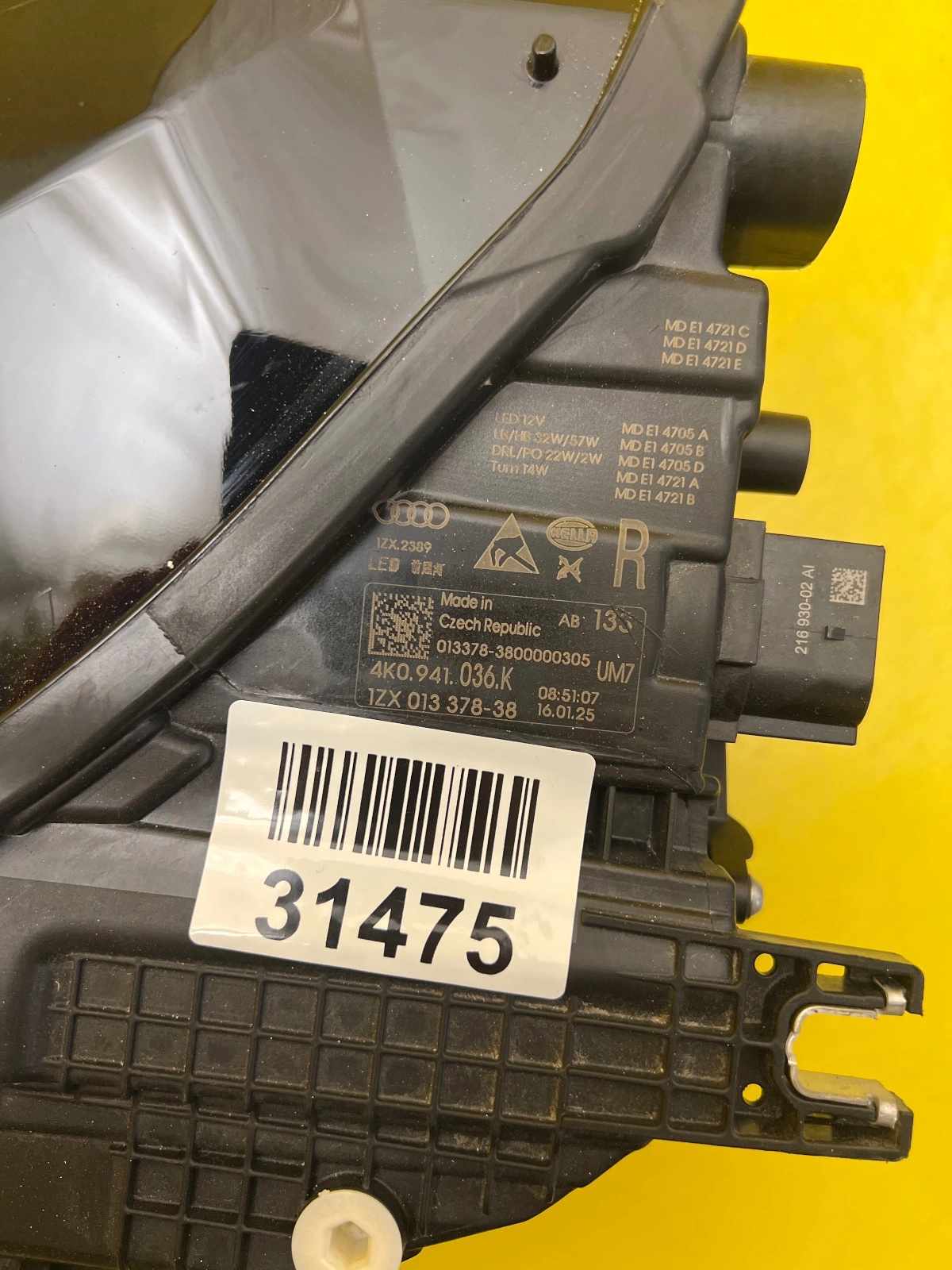 Reflektor Lampa Prawa Audi A6 4K C8 Full Led Matrix 4K0941036 Autolamps 2 Reflektor Lampa Prawa Audi A6 4K C8 Full Led Matrix 4K0941036