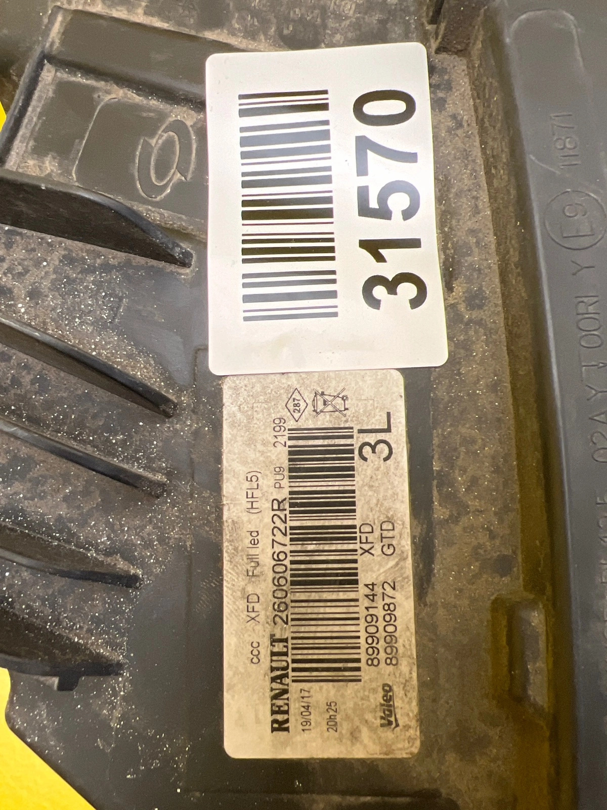 Reflektor Lampa Lewa Renault Talisman Full Led 16-21 Pure Vision 260606722R Autolamps 2 Reflektor Lampa Lewa Renault Talisman Full Led 16-21 Pure Vision 260606722R