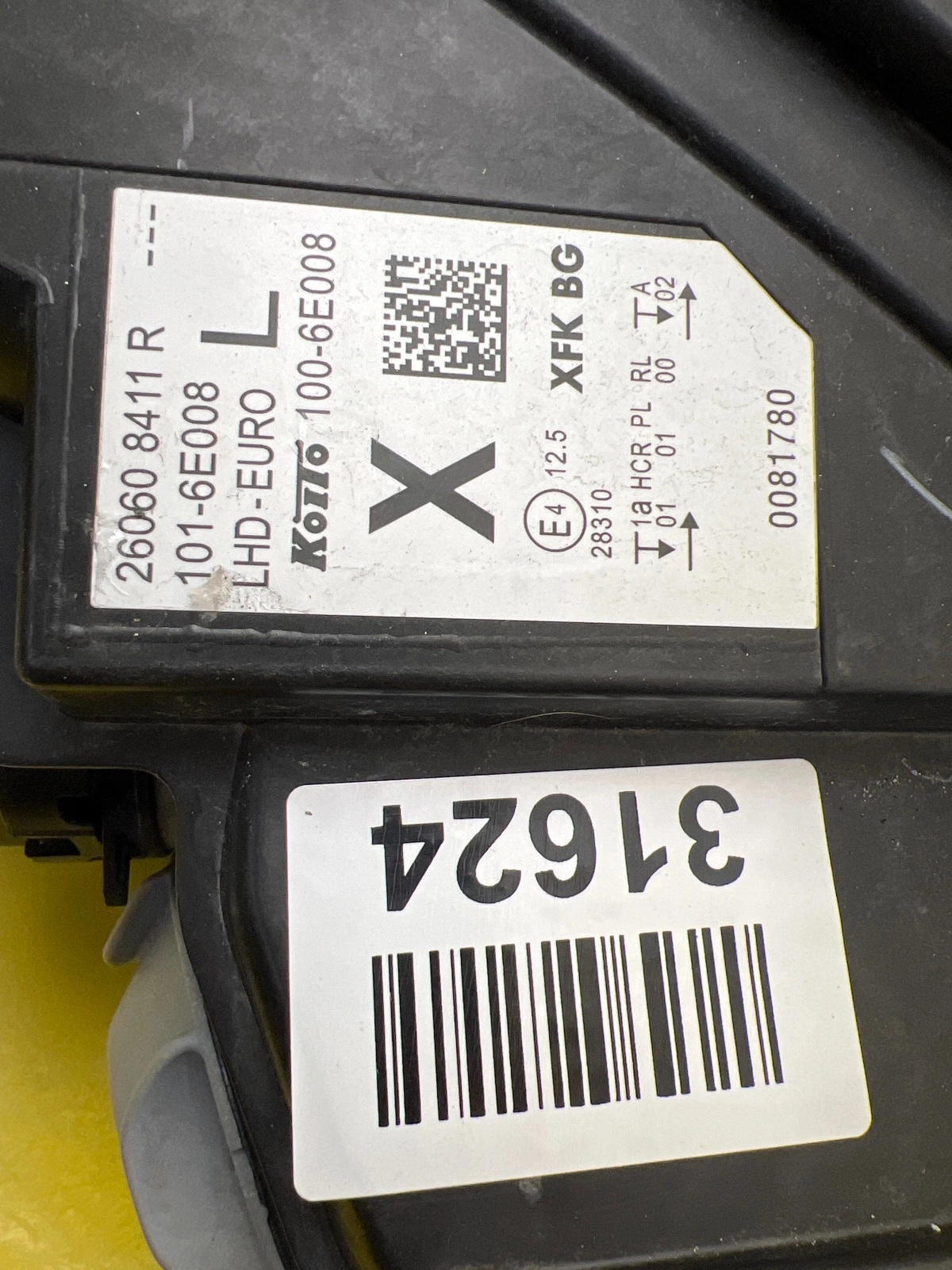 Reflektor Lampa Lewa Przednia Renault Kangoo III IV 2021- 260608411R Autolamps 2 Reflektor Lampa Lewa Przednia Renault Kangoo III IV 2021- 260608411R