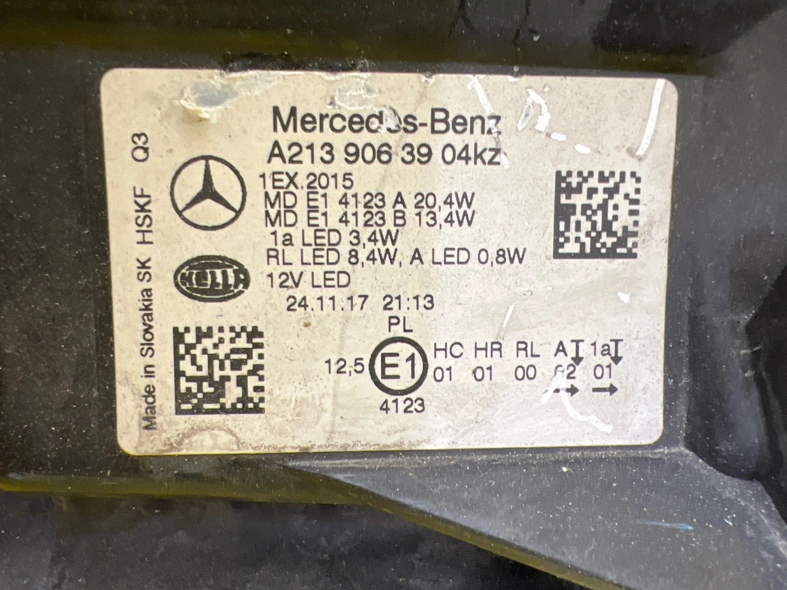 Reflektor Lampa Lewa Mercedes E-Klasa W213 Led High Performance A2139063904 Autolamps 2 Reflektor Lampa Lewa Mercedes E-Klasa W213 Led High Performance A2139063904