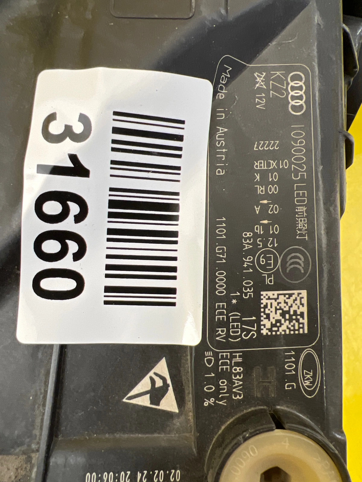 Reflektor Lampa Lewa Audi Q3 83A Full Led Matrix 83A941035 Autolamps 2 Reflektor Lampa Lewa Audi Q3 83A Full Led Matrix 83A941035