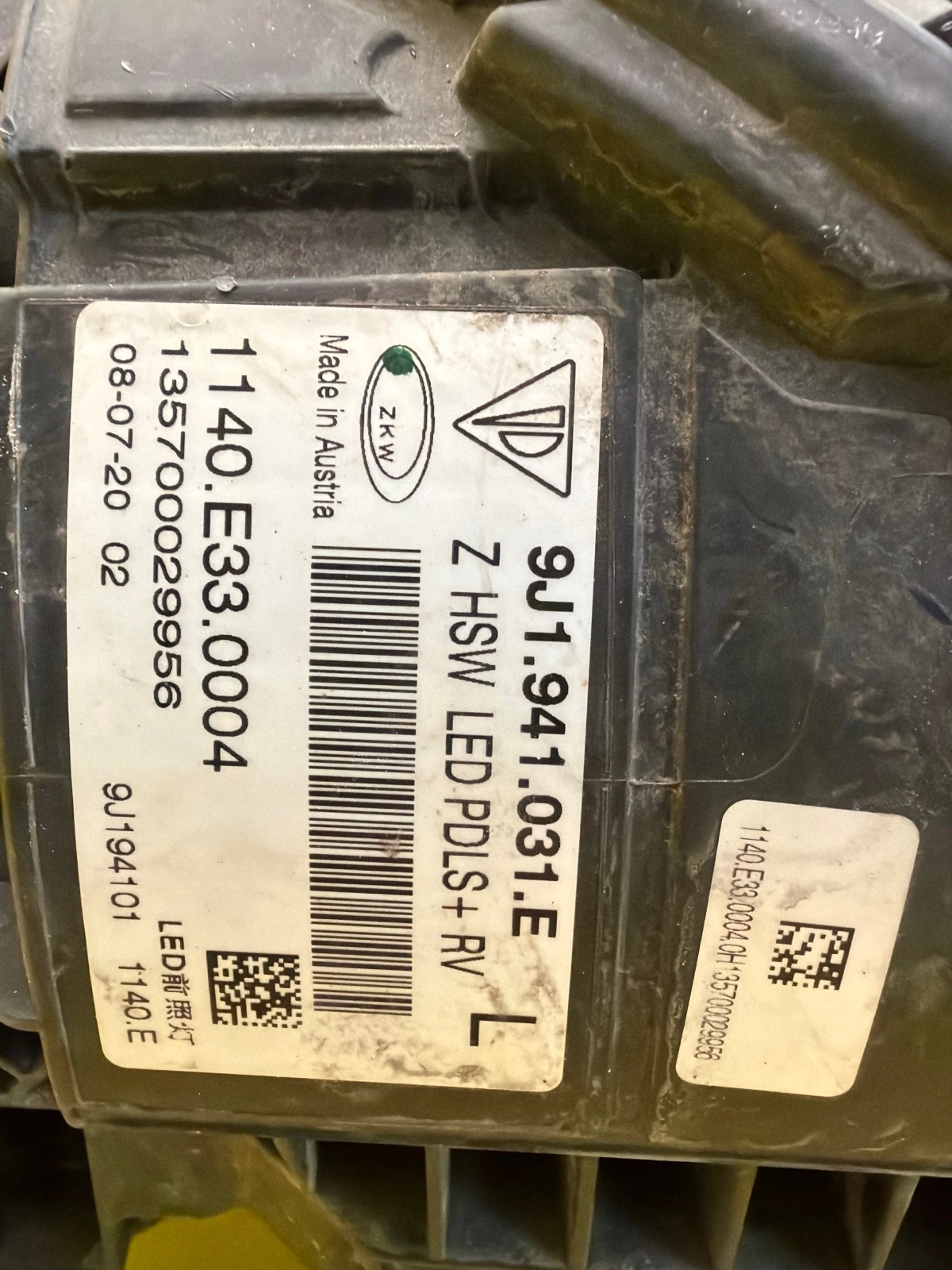 Reflektor Lampa Lewa Porsche Taycan Full Led 9J1941031E Autolamps 3 Reflektor Lampa Lewa Porsche Taycan Full Led 9J1941031E