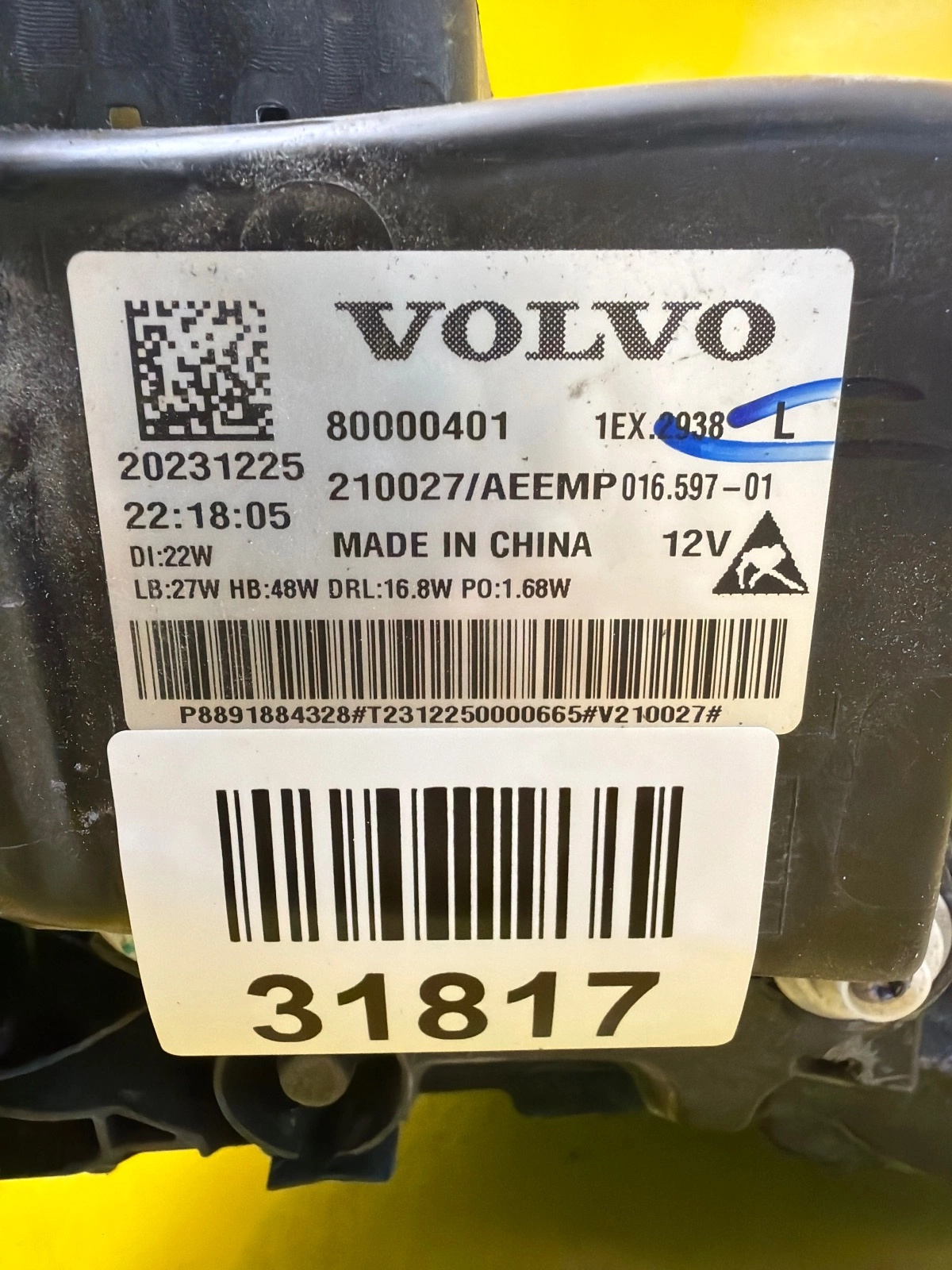 Reflektor Lampa Lewa Przednia Volvo EX30 Full Led 80000401 Autolamps 2 Reflektor Lampa Lewa Przednia Volvo EX30 Full Led 80000401