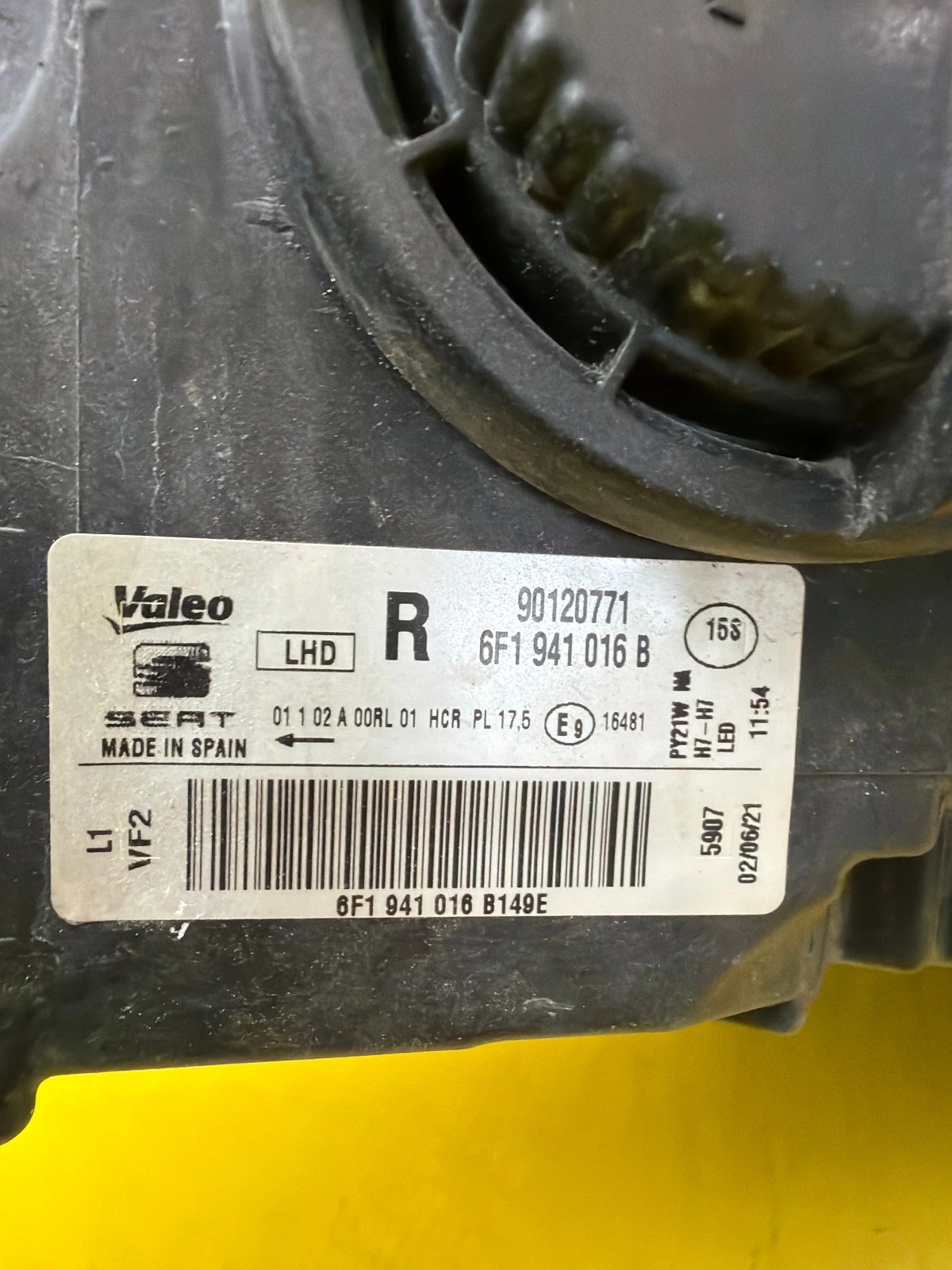 Reflektor Lampa Prawa Seat Ibiza V LED 17- 6F1941016B Autolamps 3 Reflektor Lampa Prawa Seat Ibiza V LED 17- 6F1941016B