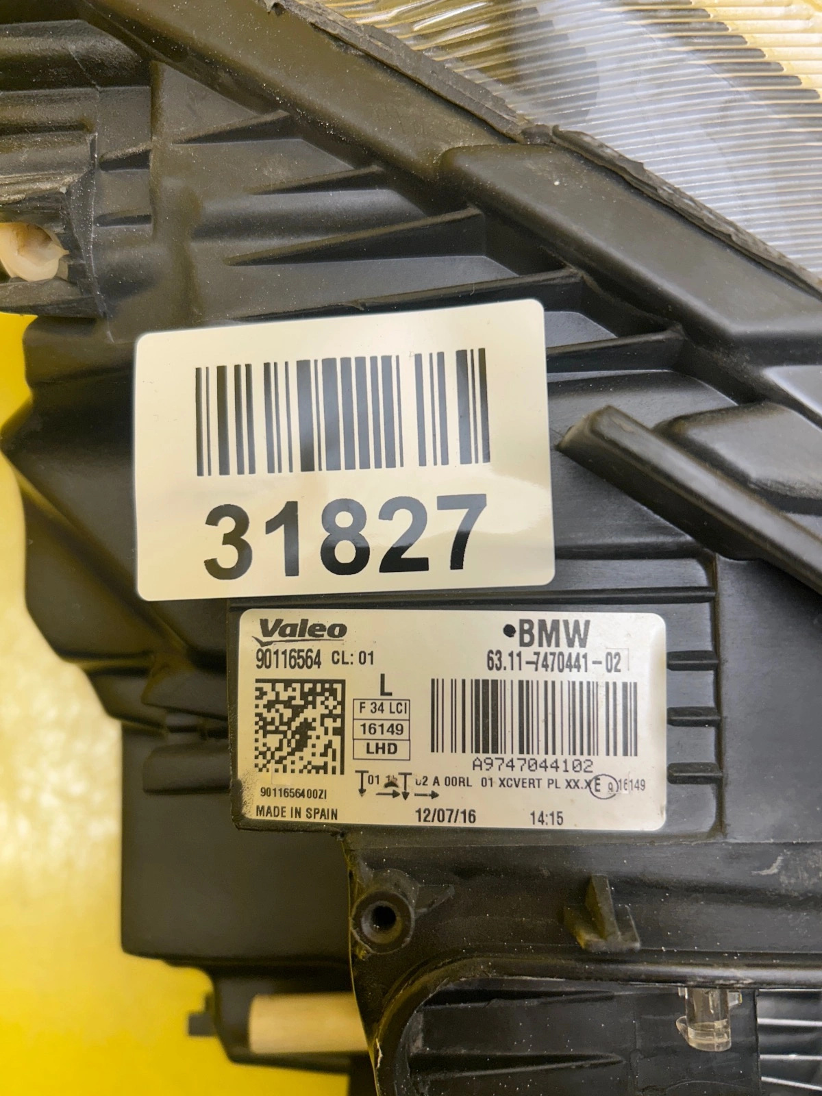 Reflektor Lampa Lewa BMW 3 GT F34 Lift Full Led 7470441-02 Autolamps 2 Reflektor Lampa Lewa BMW 3 GT F34 Lift Full Led 7470441-02