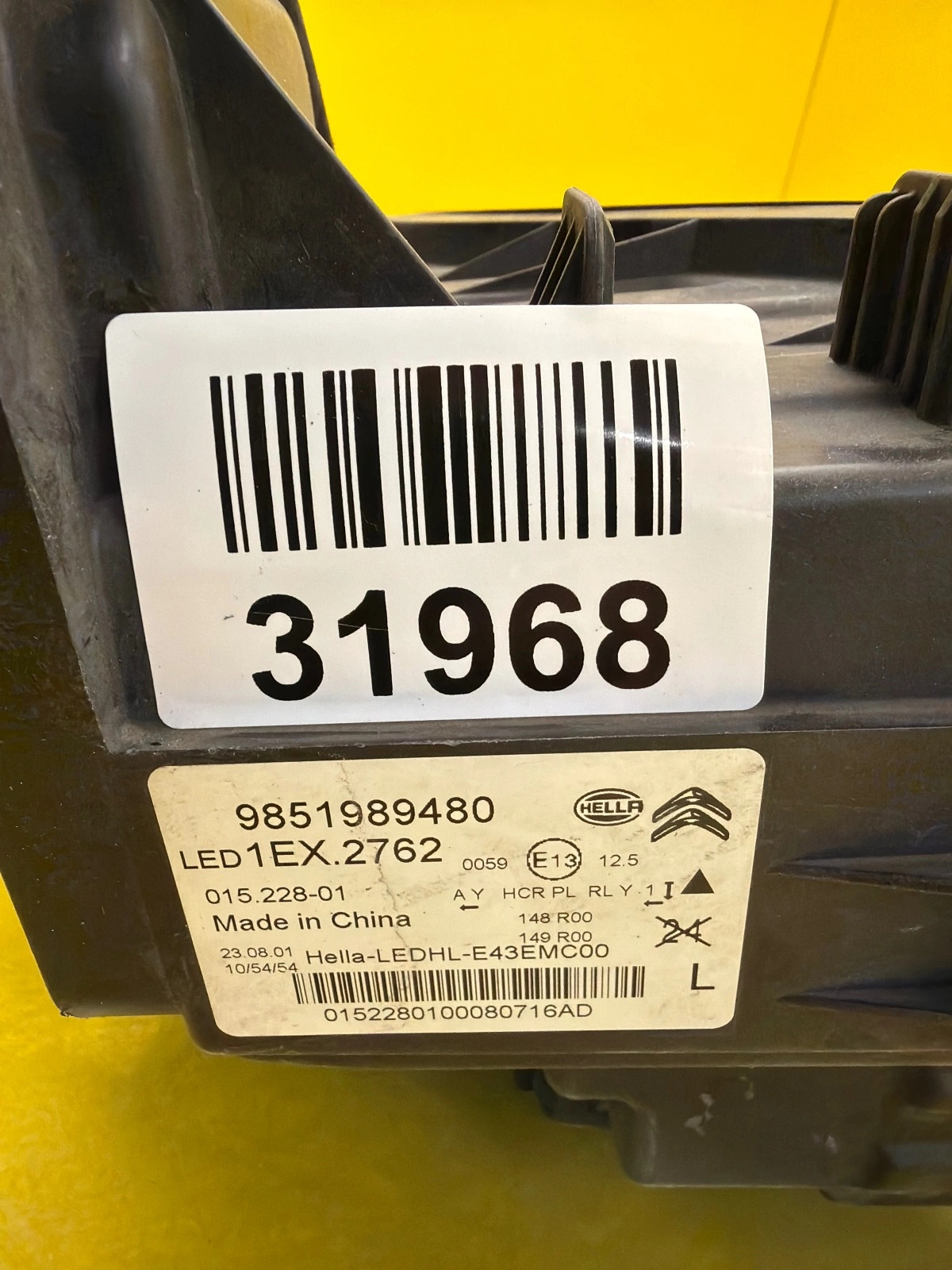 Reflektor Lampa Lewa Przód Citroen C5X C5 X Full Led 21- 9851989480 Autolamps 2 Reflektor Lampa Lewa Przód Citroen C5X C5 X Full Led 21- 9851989480