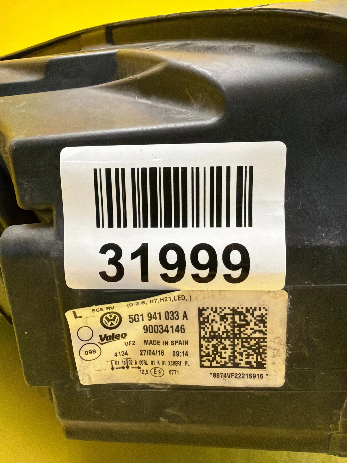 Reflektor Lampa Lewa Przód VW Golf VII 5G1 GTI Bi-Xenon 12-16 5G1941033A Autolamps 2 Reflektor Lampa Lewa Przód VW Golf VII 5G1 GTI Bi-Xenon 12-16 5G1941033A
