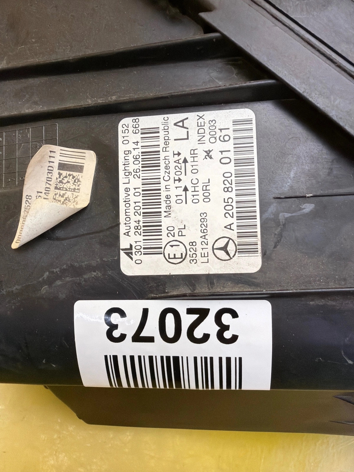 Reflektor Lampa Lewa Mercedes C-Klasa W205 A2058200161 Zwykła H7 Autolamps 2 Reflektor Lampa Lewa Mercedes C-Klasa W205 A2058200161 Zwykła H7