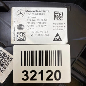 Reflektor Lampa Prawa Mercedes A-Klasa W177 Lift Full Led A1779065804