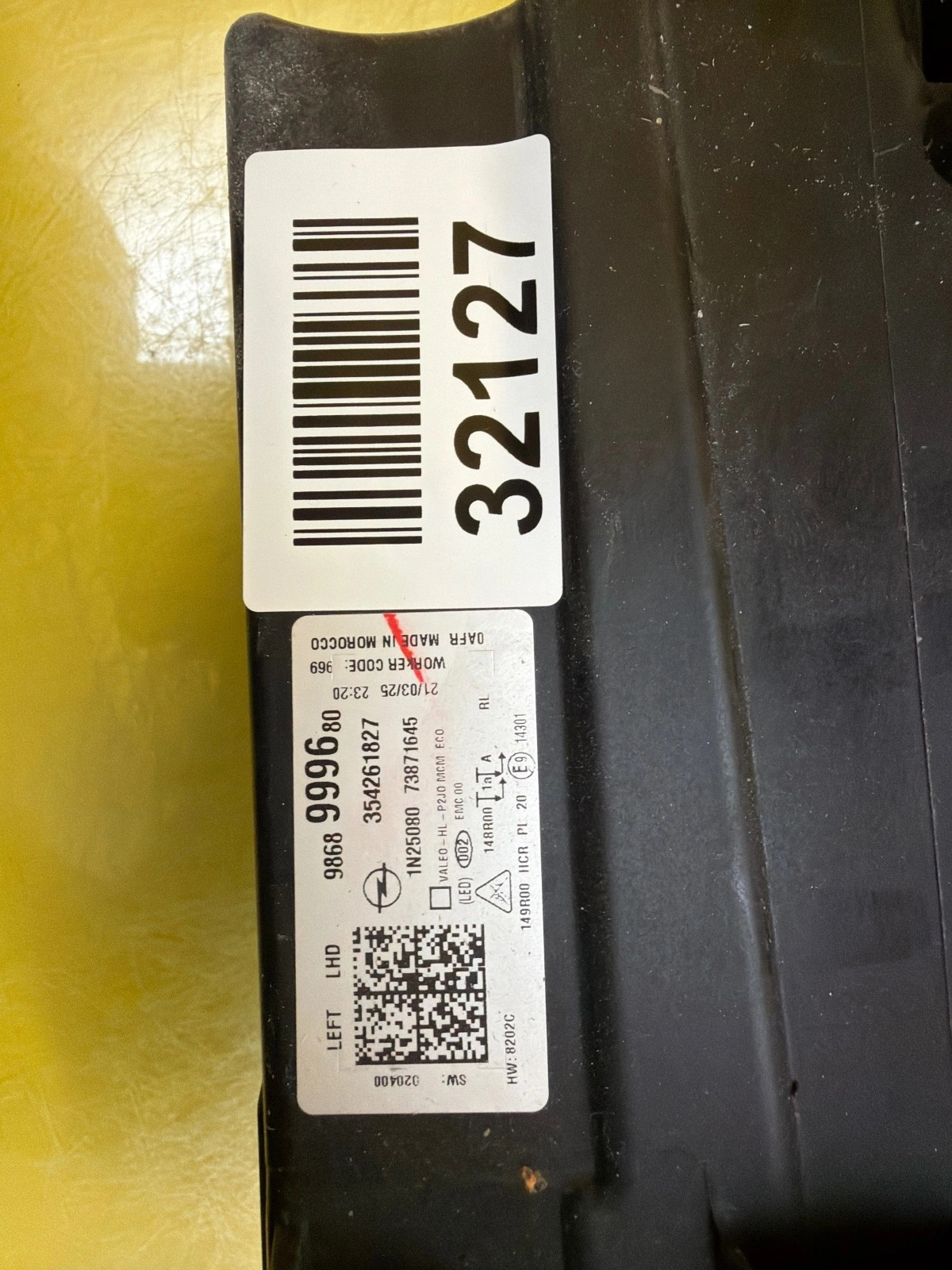 Reflektor Lampa Lewa Opel Corsa F Lift 2023- Full Led 9868999680 Autolamps 2 Reflektor Lampa Lewa Opel Corsa F Lift 2023- Full Led 9868999680