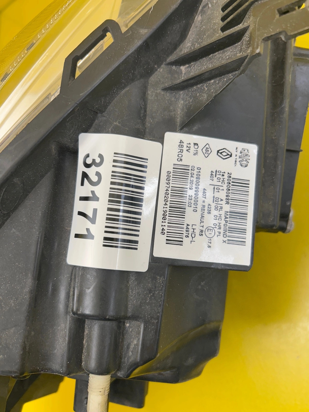 Reflektor Lampa Lewa Przednia Renault Clio 4 IV Full Led 260606098R Autolamps 2 Reflektor Lampa Lewa Przednia Renault Clio 4 IV Full Led 260606098R