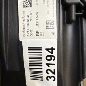 Reflektor Lampa Prawa Mercedes E-klasa W214 Digital Light A2149064202