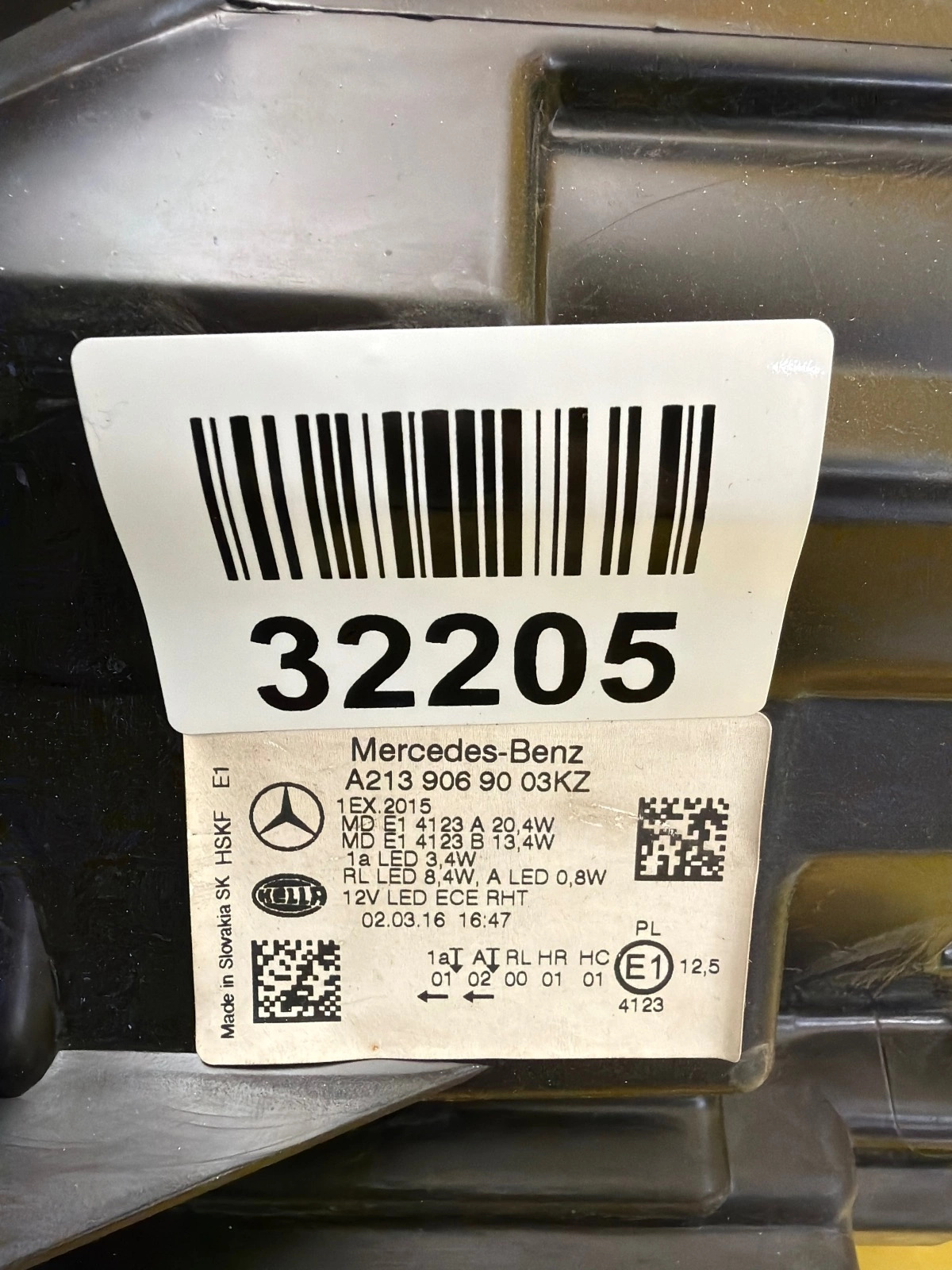 Reflektor Lampa Prawa Przednia Mercedes E-Klasa W213 C238 16-20 A2139069003 Autolamps 2 Reflektor Lampa Prawa Przednia Mercedes E-Klasa W213 C238 16-20 A2139069003