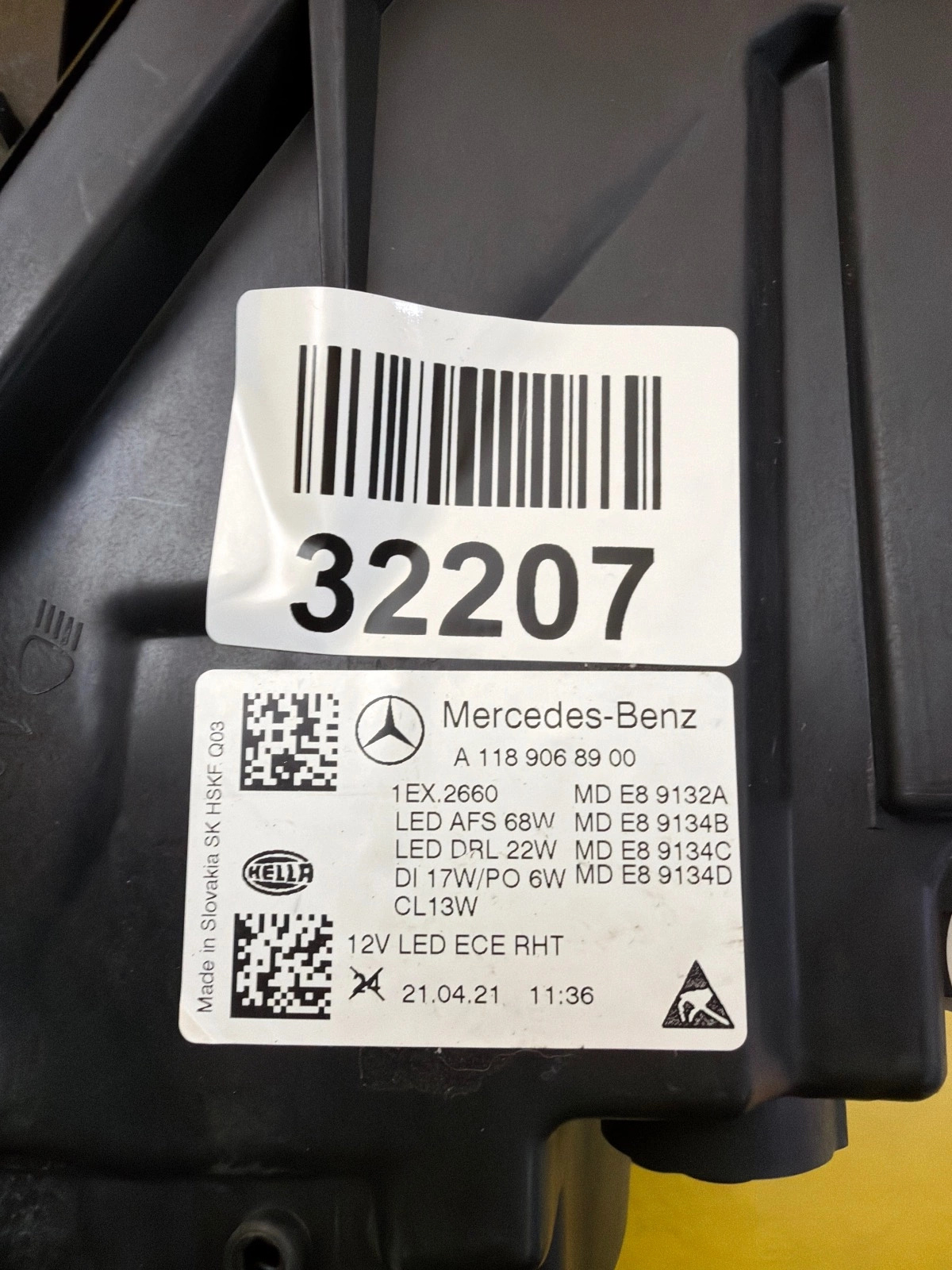 Reflektor Lampa Lewa Mercedes CLA W118 19+ Full Led A1189068900 Autolamps 2 Reflektor Lampa Lewa Mercedes CLA W118 19+ Full Led A1189068900