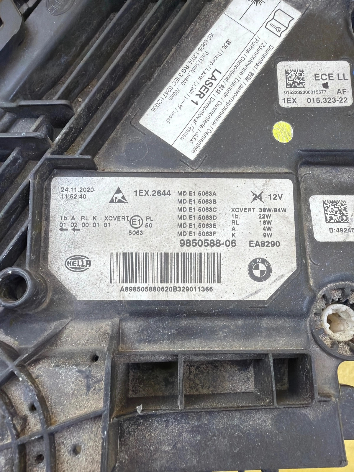 Reflektor Lampa Prawa Przednia BMW 5 G30 Lift Laser 9850588-06 Autolamps 2 Reflektor Lampa Prawa Przednia BMW 5 G30 Lift Laser 9850588-06