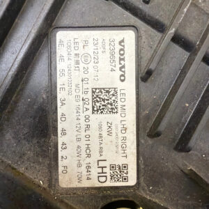 Reflektor Lampa Prawa Volvo XC60 II Lift Mid Led 32396574