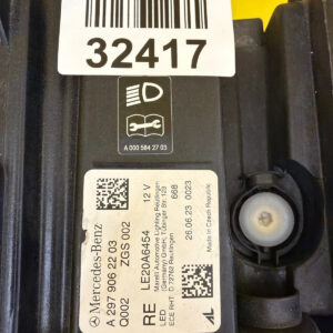 Reflektor Lampa Prawa Mercedes EQS W297 Full Led Digital Light A2979062203