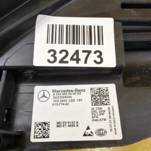 Reflektor Lampa Prawa Mercedes EQB EQA W243 Full Led A2439069000